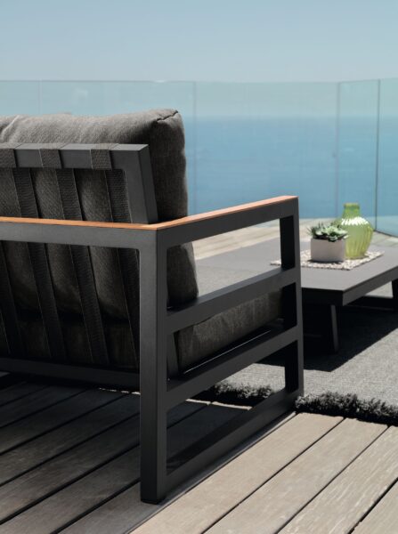 Alabama//Alu Two-seater sofa 3