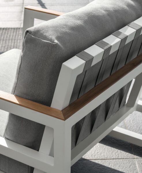 Alabama//Alu Two-seater sofa 2