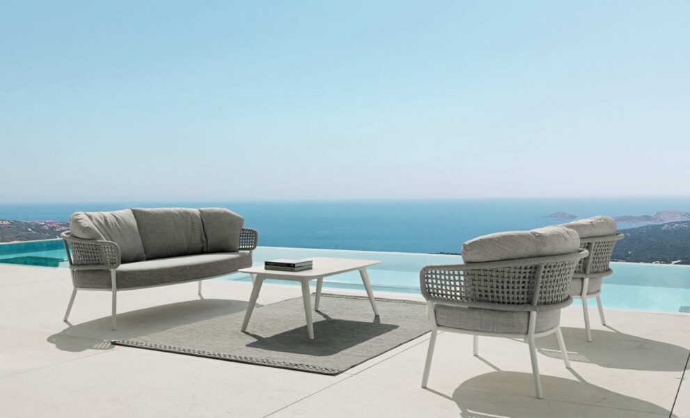 Moon//Alu Two-seater Sofa 2