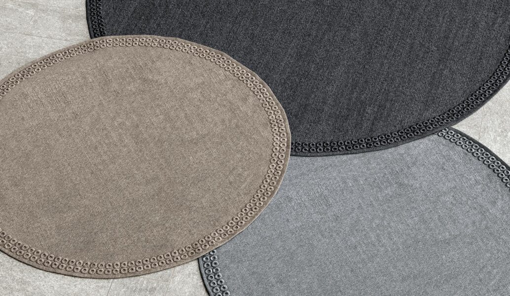 Accessories Round fabric Carpet//Square 2