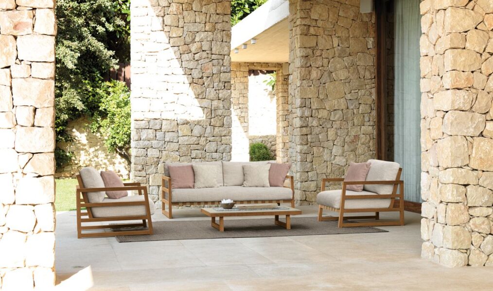 Alabama//Wood 2 Seater sofa 2