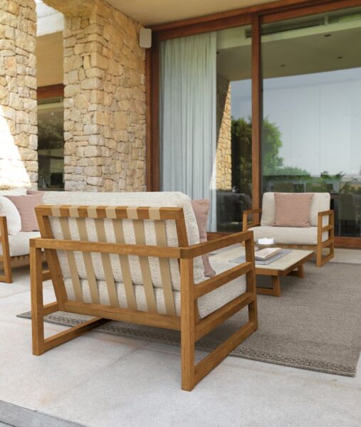 Alabama//Wood 2 Seater sofa 3