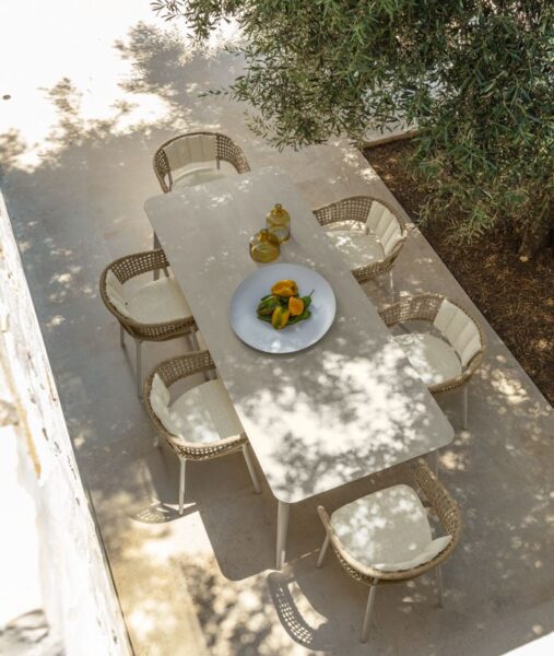 Moon//Alu 240/300×100 Extendible dining Table 3