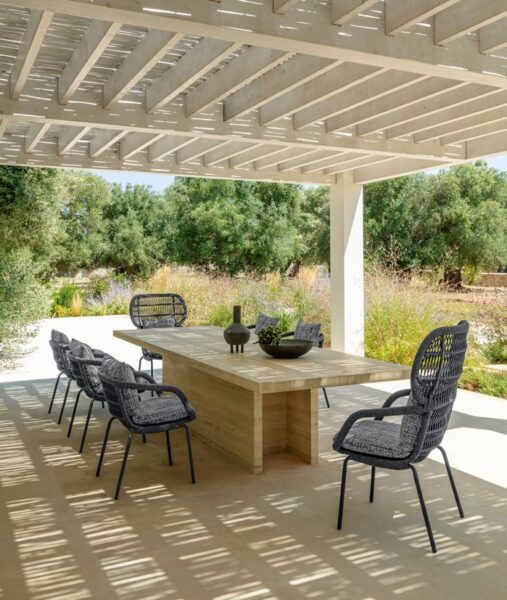 Panama Dining Armchair hight backrest 3