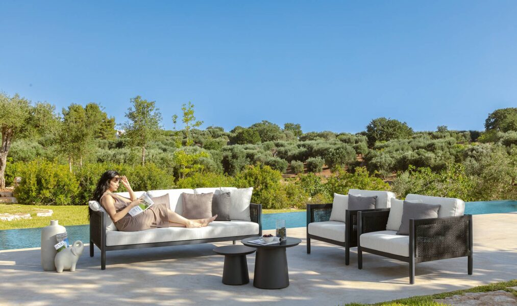 Dolcevita//Alu Extending Dining Table 200/265×100 2