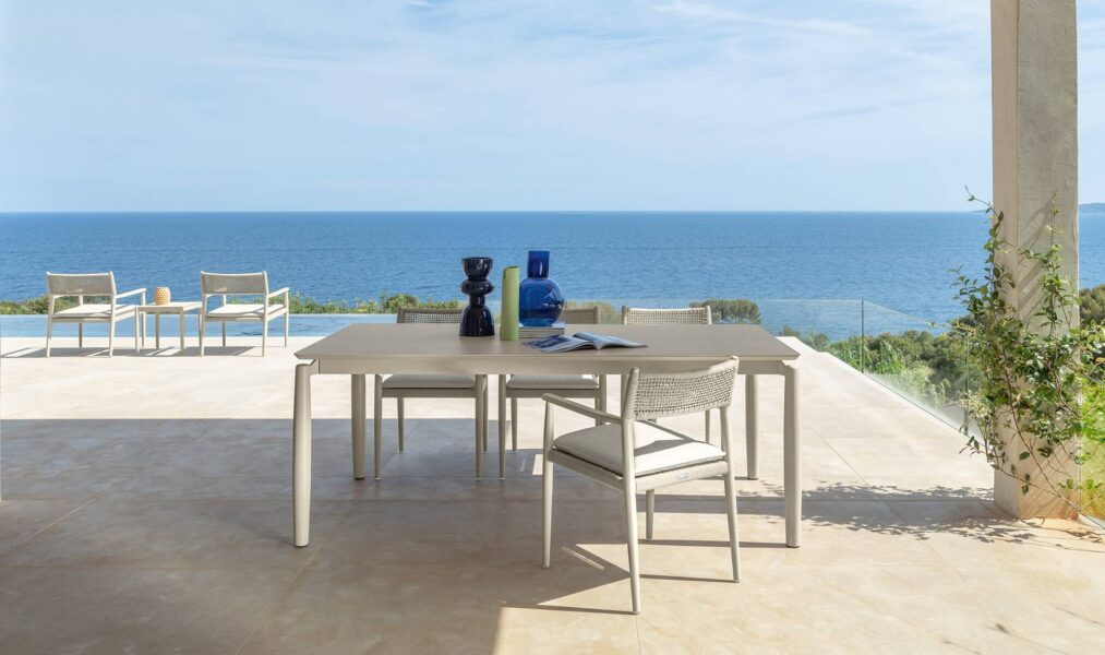 Dolcevita//Alu Extending Dining Table  160/220×95 1