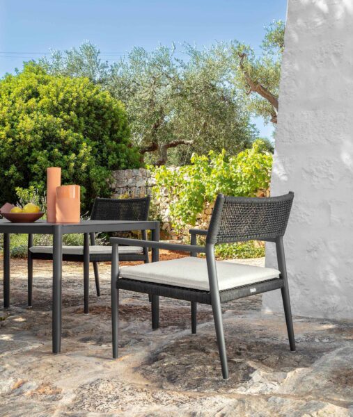 Dolcevita//Alu Extending Dining Table  160/220×95 3